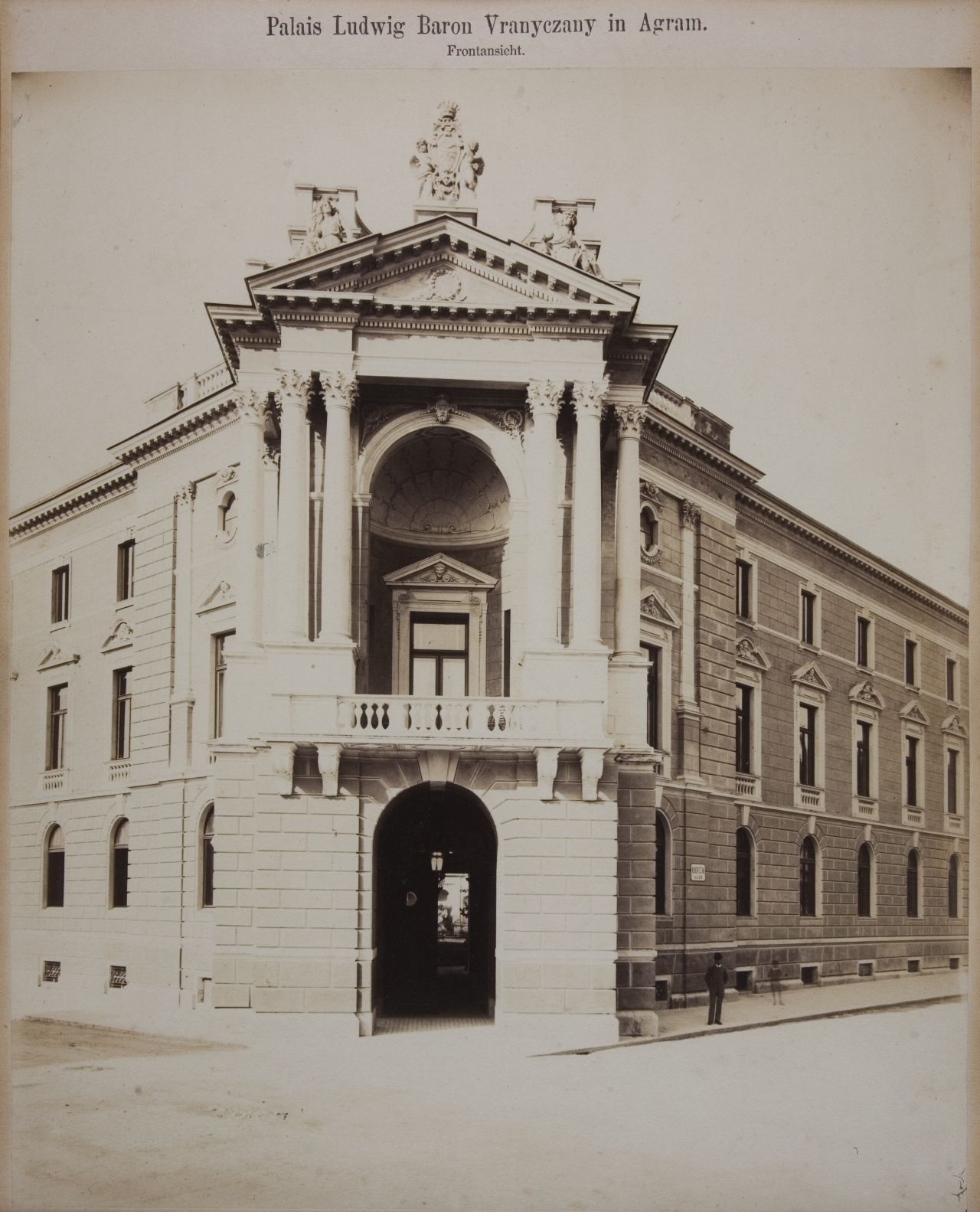 Palača baruna Ljudevita Vranytzany-Dobrinovića 1884. godine